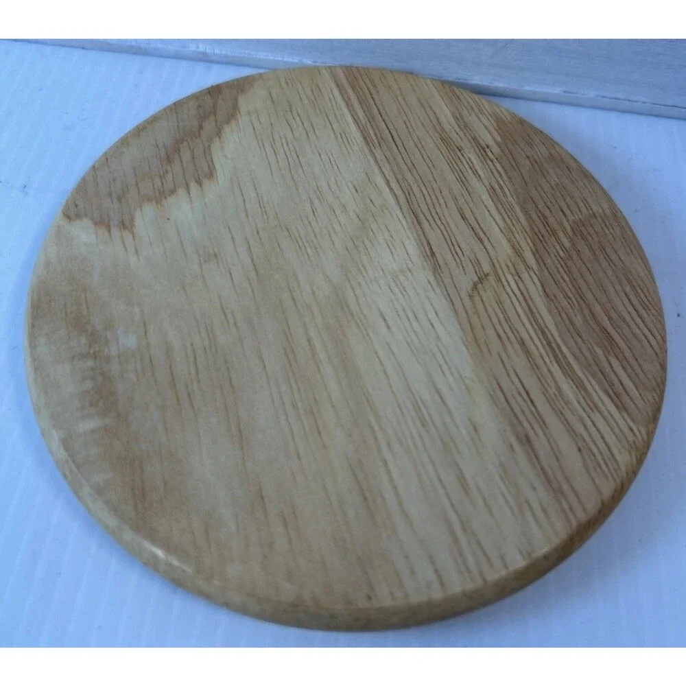 2015 BETTER HOMES Set Of 4 BAMBOO & CORK COASTERS IN Metal Holder
